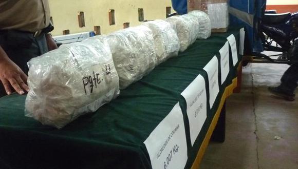 Decomisan 5 kilos de marihuana que era llevada a Lima