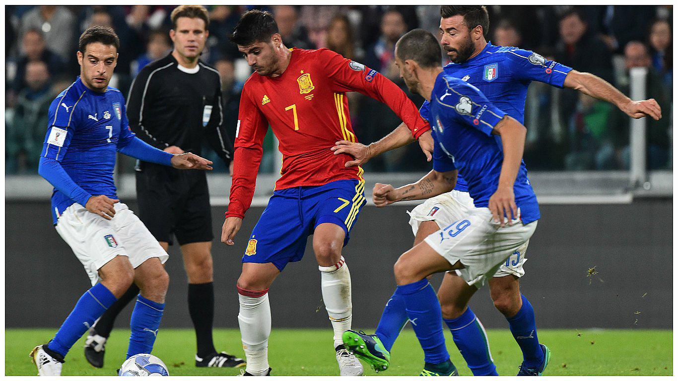 Eliminatorias Rusia 2018: Italia empató 1-1 ante España 