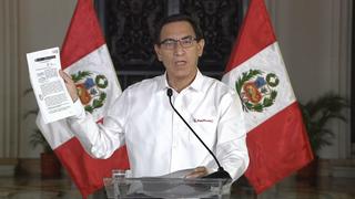 Martín Vizcarra: “Que se investigue. La verdad saldrá a la luz”