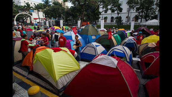Venezuela: Chavistas marcharon en apoyo de Nicolás Maduro