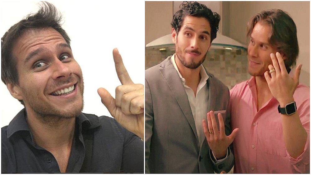 Miguel Arce sorprende con debut en 'Como dice el dicho' y protagoniza beso con actor (VIDEO)