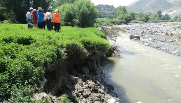 Desborde de río Socabaya inunda sembríos en 5 hectáreas