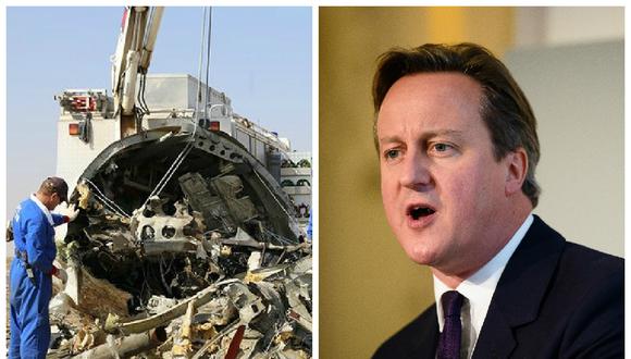 David Cameron considera "probable" que una bomba derribó avión ruso 