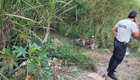 Despiste de moto lineal deja un muerto y un herido en Chiclayo