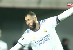 Karim Benzema puso el 3-0 del Real Madrid vs. Sheriff en Champions League (VIDEO)