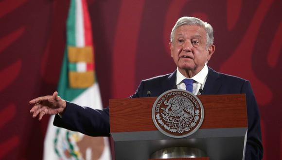 Presidente de México, Manuel López Obrador, se pronuncia sobre reunión con ex primera dama, Lilia Paredes. Foto: Andina