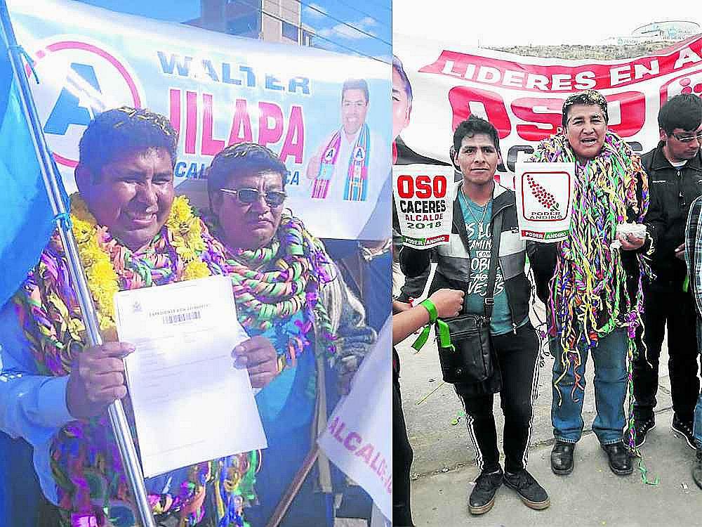 Walter Jilapa y Oso Cáceres tienen las primeras listas admitidas ante el JEE