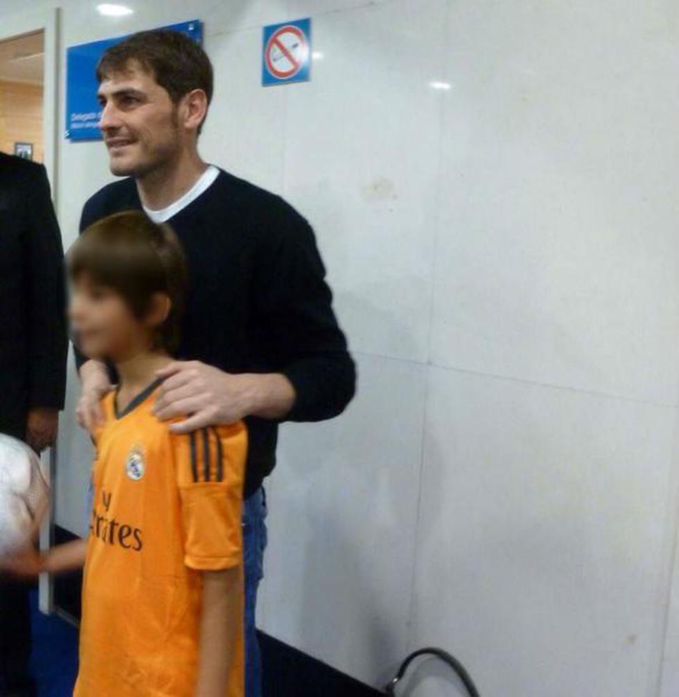 Alan García llevó a su hijo a conocer a los jugadores del Real Madrid