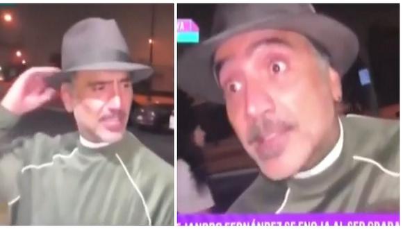 Alejandro Fernández reacciona furioso contra reportera en Los Ángeles (VIDEO)