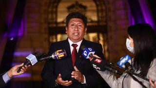 Waldemar Cerrón: “Bancada de Perú Libre acordó respaldar al 100% al Gabinete de Aníbal Torres”