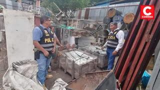 Chanchamayo: incautan tres toneladas de aluminio valorizado en 50 mil soles 