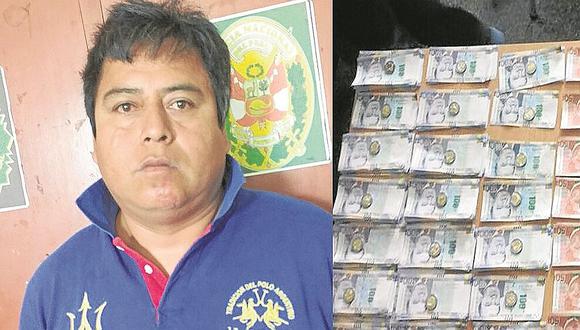 Trujillo: Detienen a un hombre con la suma de más de 40 mil soles falsos 
