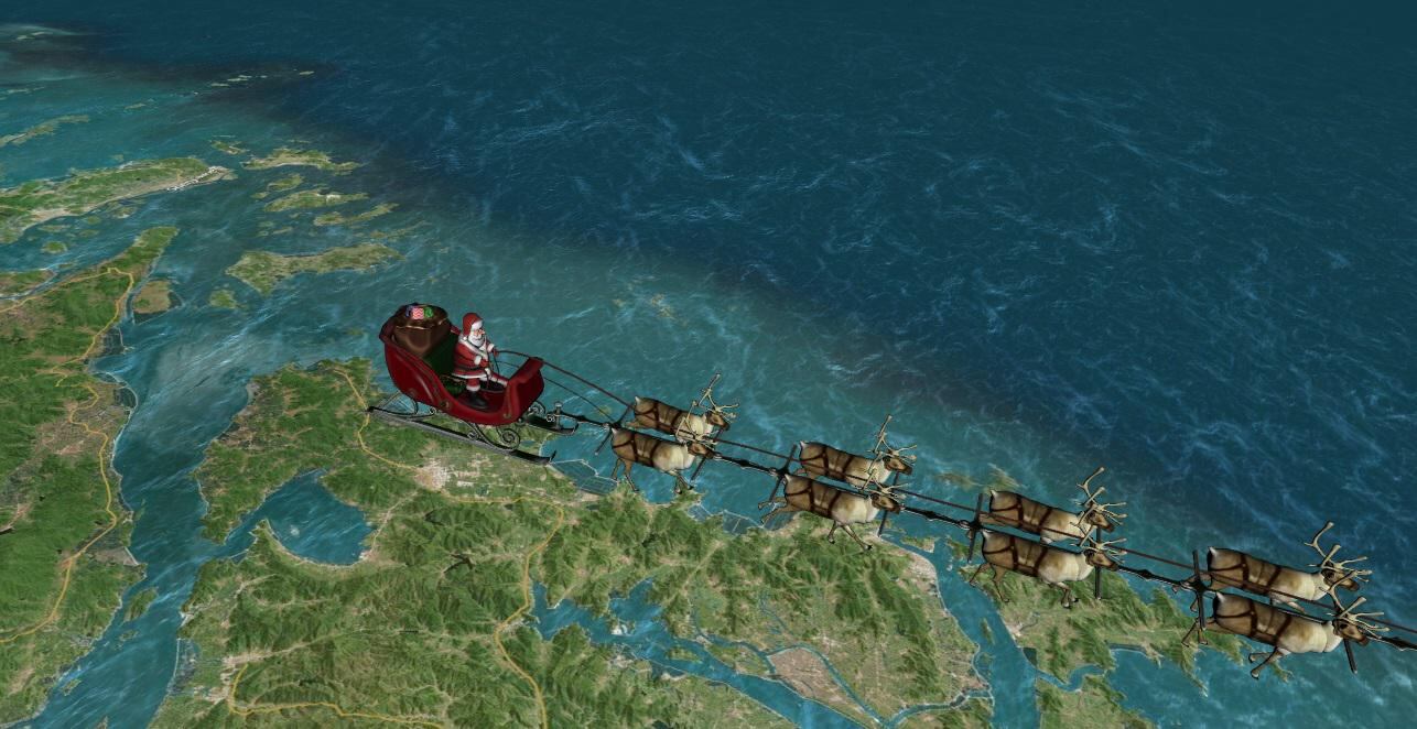 ​Navidad 2015: Papa Noel ya recorre el planeta en su trineo