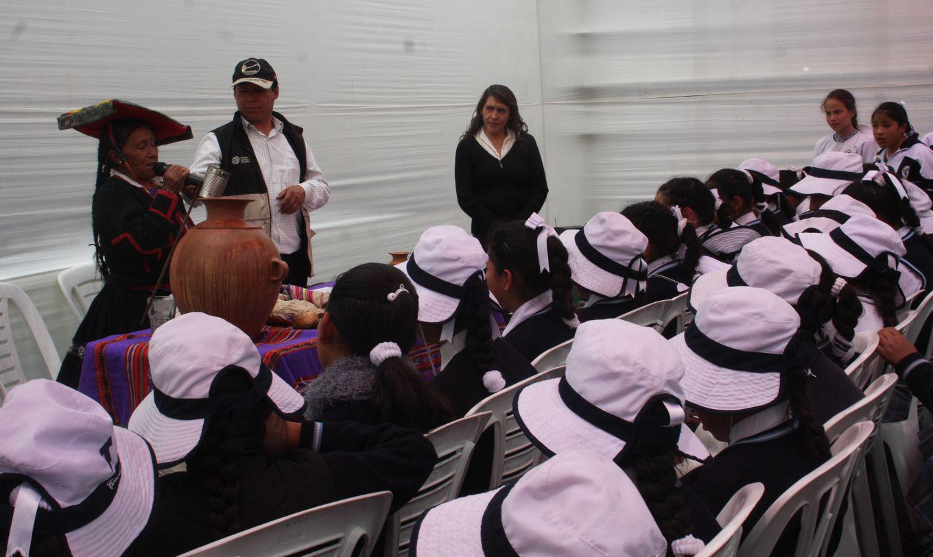 Escolares quedaron maravillados con las enseñanzas de los Sabios Ancestrales de Cusco (VÍDEO)