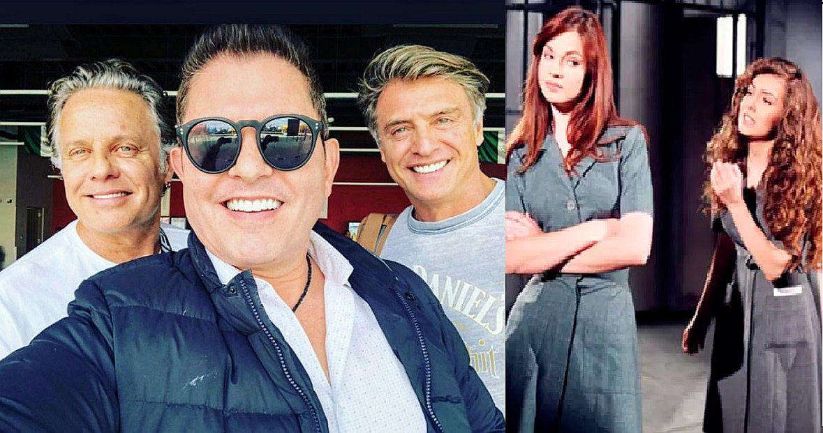 Actores Ernesto Laguardia, Juan Soler y Alexis Ayala llegan a Lima (VIDEO y FOTOS)