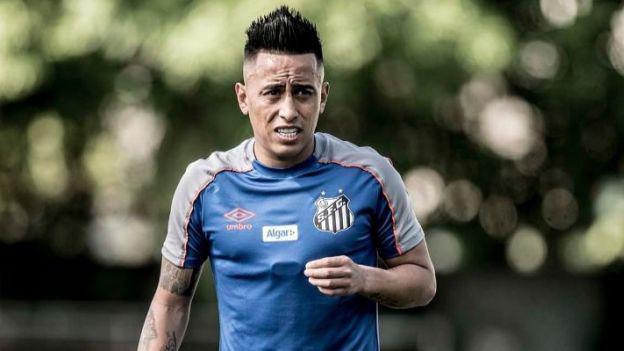 Christian Cueva llegó al Santos en febrero del 2019, procedente de Krasnodar.