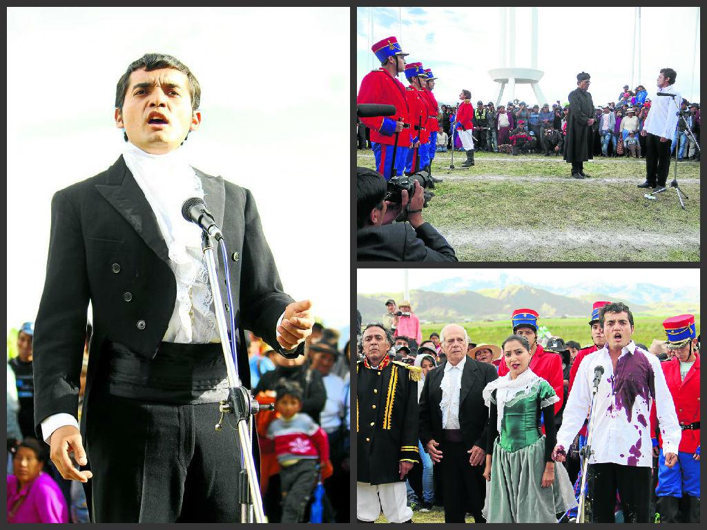 Emotiva escenificación de la muerte de Mariano Melgar en Umachiri