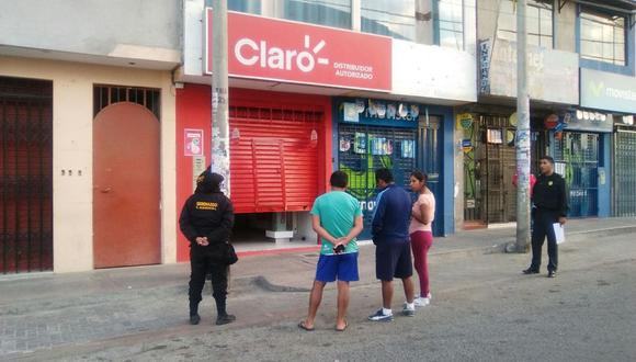Tacna: roban artefactos en tienda de celulares pero su propietaria prefiere no denunciar