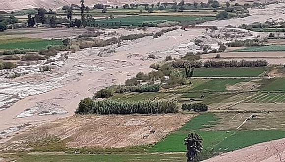 Senamhi advierte riesgos en el río Sama por intensas lluvias