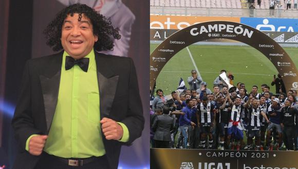 Alianza Lima se convirtió en el campeón de la Liga 1 y Carlos Vílchez celebró. (Foto: Facebook/ Jesus Saucedo / @photo.gec).