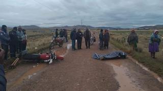 Azángaro: Exdirigente de la cuenca de Ramis murió tras despistar su motocicleta