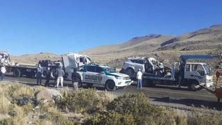 Accidente de tránsito deja cuatro muertos en la vía Arequipa-Juliaca