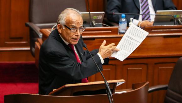 El presidente del Consejo de Ministros, Aníbal Torres, expuso la política general del Gobierno ante el Congreso por un poco más de dos horas. (Foto: PCM)
