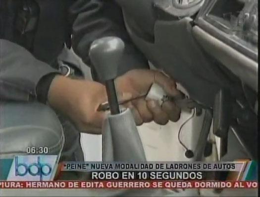 Conoce la nueva modalidad de robo de autos: "El peine"