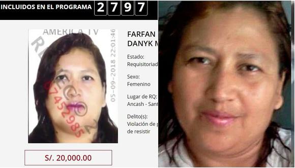 Mujer acusada de violar a sus hijas entra a la lista de los más buscados del Perú