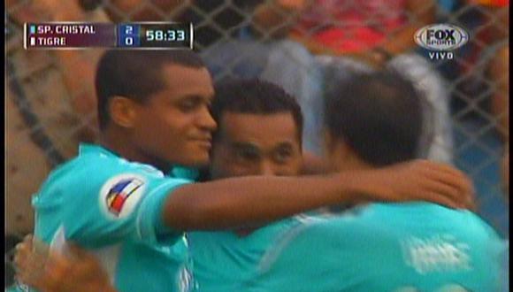 VIDEO: Carlos Lobatón anota el segundo gol para Cristal que gana a Tigre (2-0)