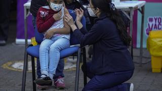 En Junín vacunarán a 178 mil niños de 5 a 12 años en sus propios centros educativos