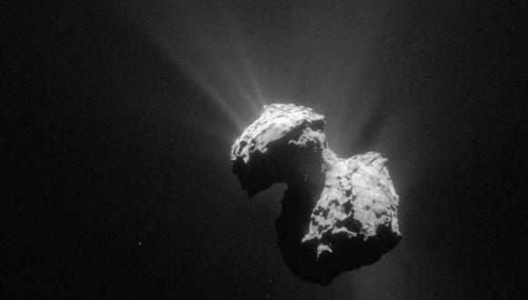 Sonda Rosetta halló "sorprendente" presencia de oxígeno en el cometa 67P