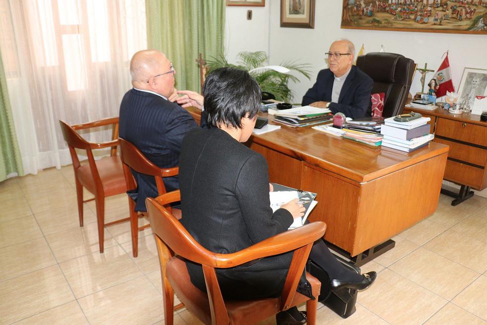 Con César San Martín a la cabeza, implicado en audios, se instala comisión de evaluación en Corte del Santa (FOTOS)