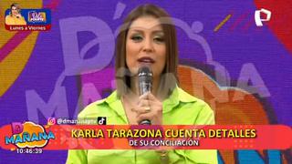 Karla Tarazona sobre conciliación con Rafael Fernández: “ya no hay marcha atrás”
