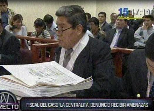 Amenazan a fiscal que investiga el caso "La Centralita"