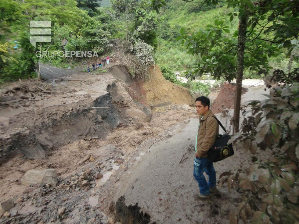 FOTOS: En Monobamba 300 personas sufren de sed y hambre tras huaicos