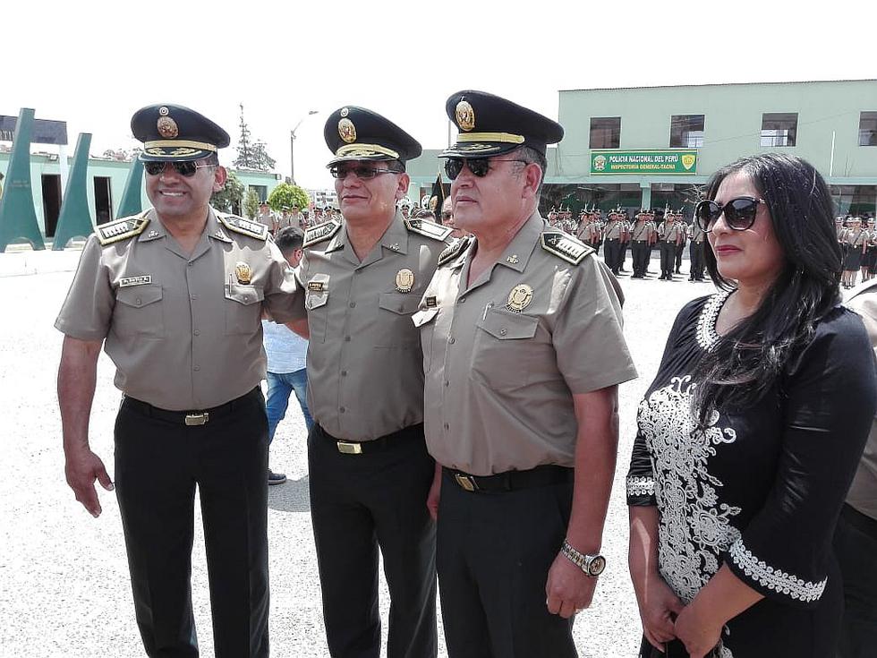 Ascienden a 14 oficiales de la Policía Nacional del Perú que brindan servicios en Tacna