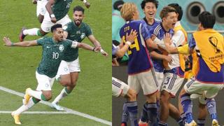 Japón y Arabia Saudita, el dato histórico en el Mundial por vencer a Alemania y Argentina en Qatar 2022 (FOTO)