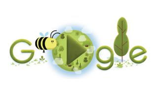 Google sorprende con doodle animado para celebrar a las abejas y el Día de la Tierra