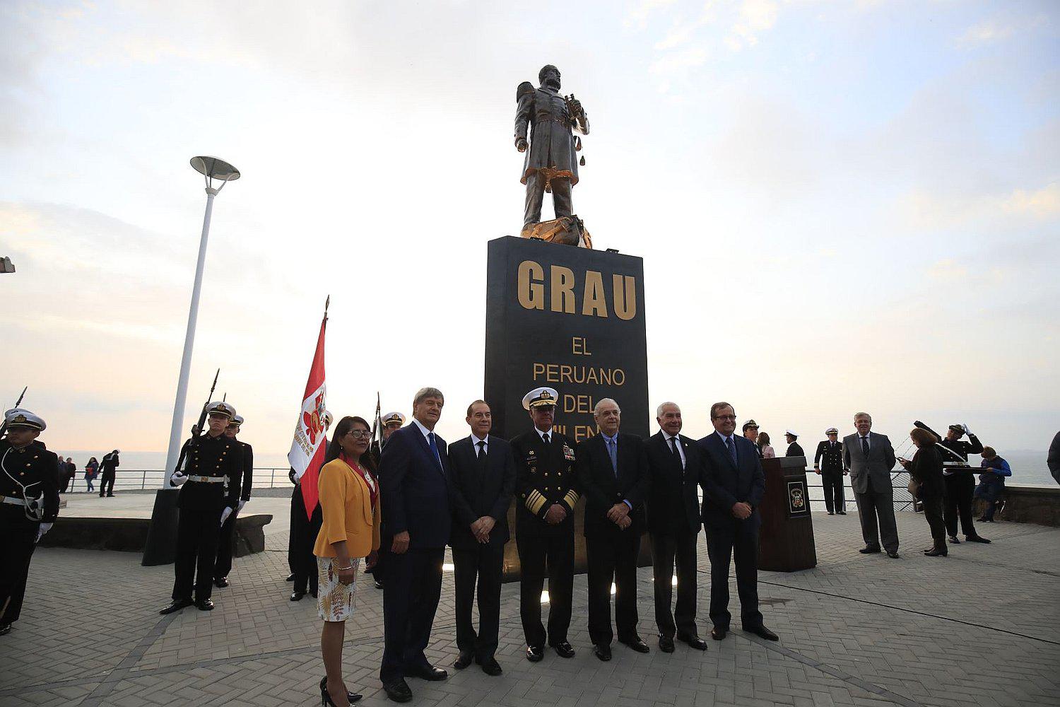 ​Chorrillos: inauguran Mirador de la Gran Bahía de Lima en homenaje a Miguel Grau