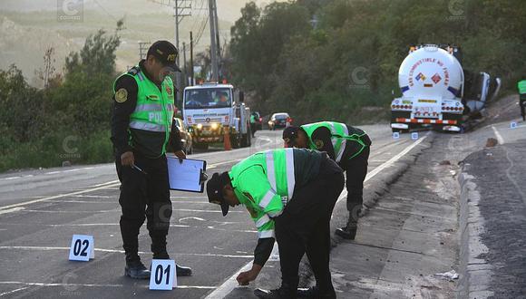 Accidentes en Arequipa deja cuatro fallecidos