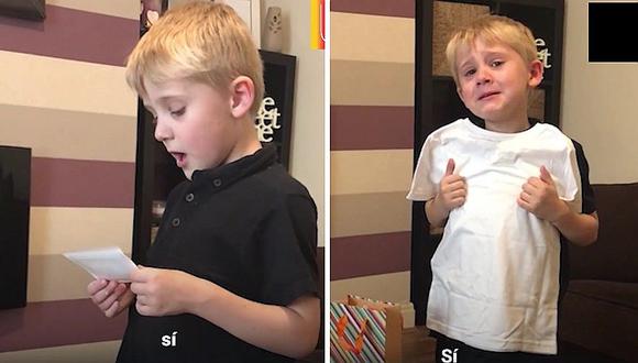 Niño se entera que tendrá un hermanito y su reacción conmueve a miles de usuarios (VIDEO) 