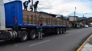 Decomisan madera de origen ilegal en el distrito de San Gabán