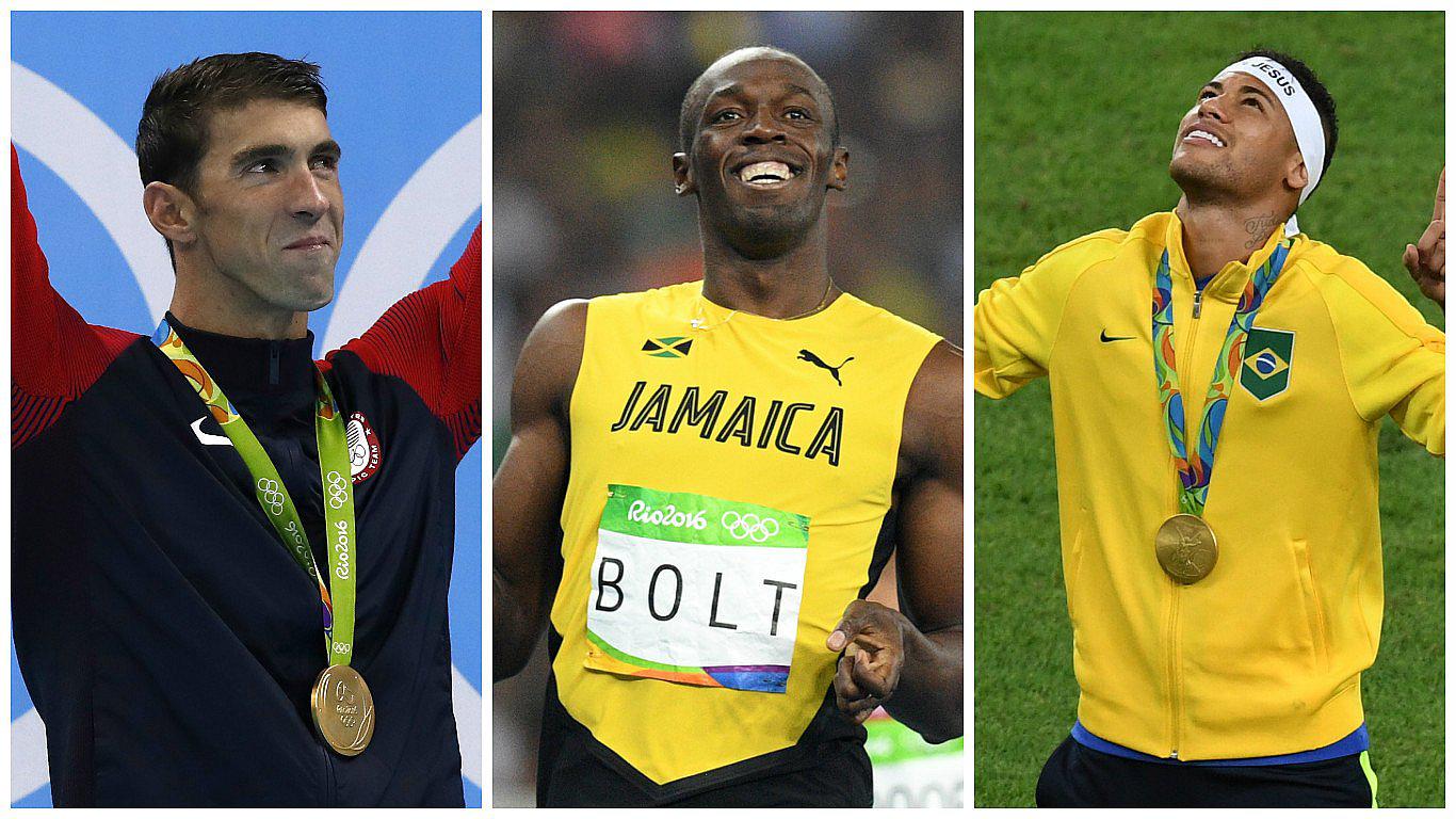 Río 2016: Phelps, Bolt y Neymar lideraron conversaciones en Facebook
