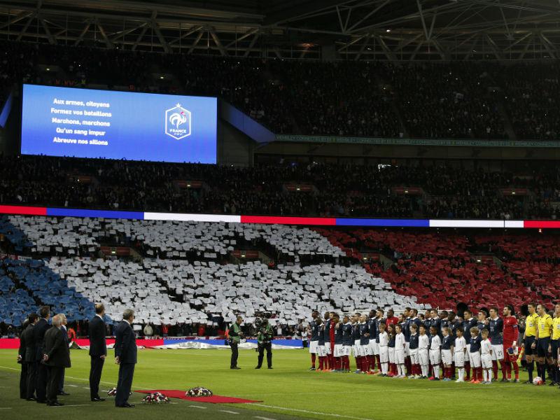 Más de 70 mil personas cantaron La Marsellesa en Wembley