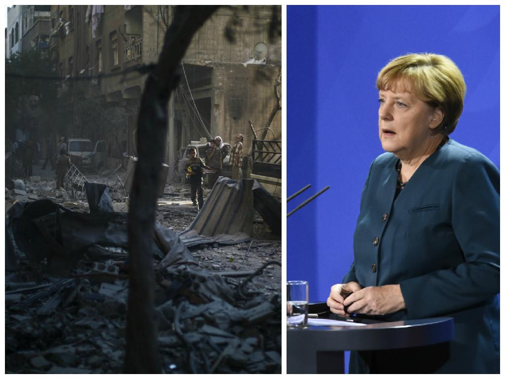 Angela Merkel advierte de que el enemigo es el Estado Islámico, no el pueblo sirio