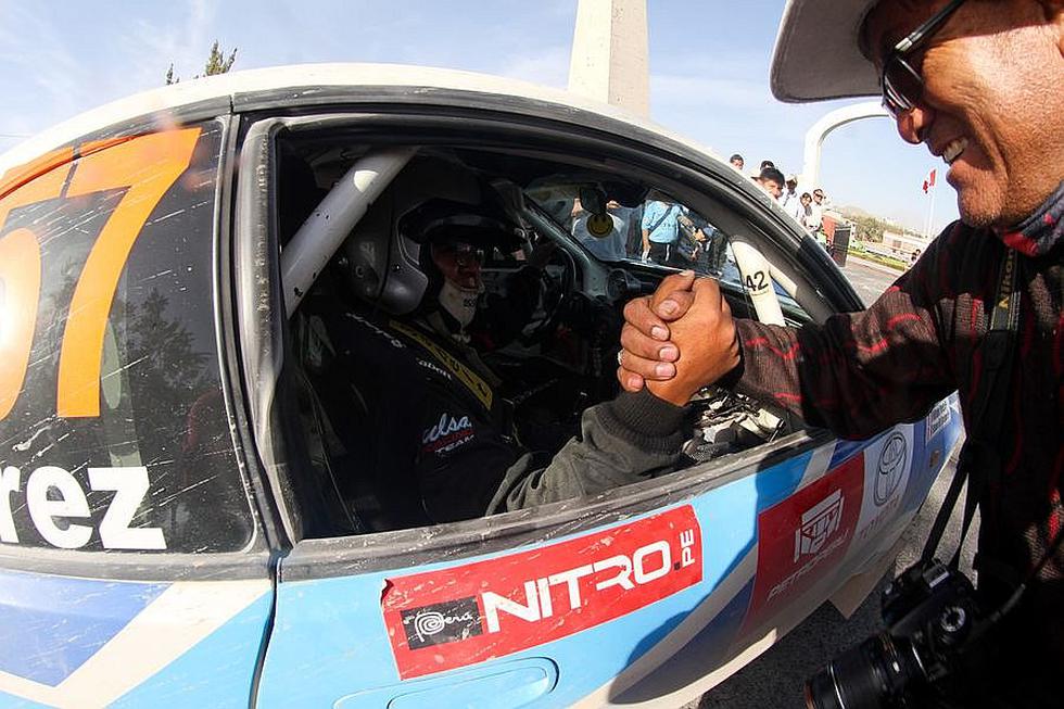 Arequipeños dieron la bienvenida a pilotos de Caminos del Inca