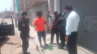 Intervienen a personas bebiendo licor en calles de José Leonardo Ortíz, en Lambayeque