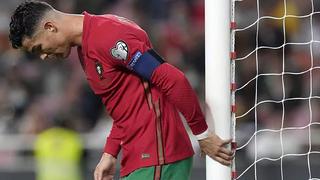 Cristiano Ronaldo jugará el repechaje para ir a Qatar 2022: Portugal perdió ante Serbia