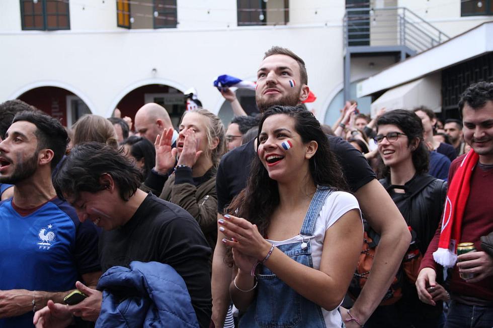 Así celebraron los franceses en Lima los goles de su selección (FOTOS y VIDEO)